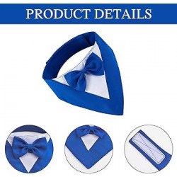 COLLE DE SMOKING BLEU GENTLEMAN Taille L