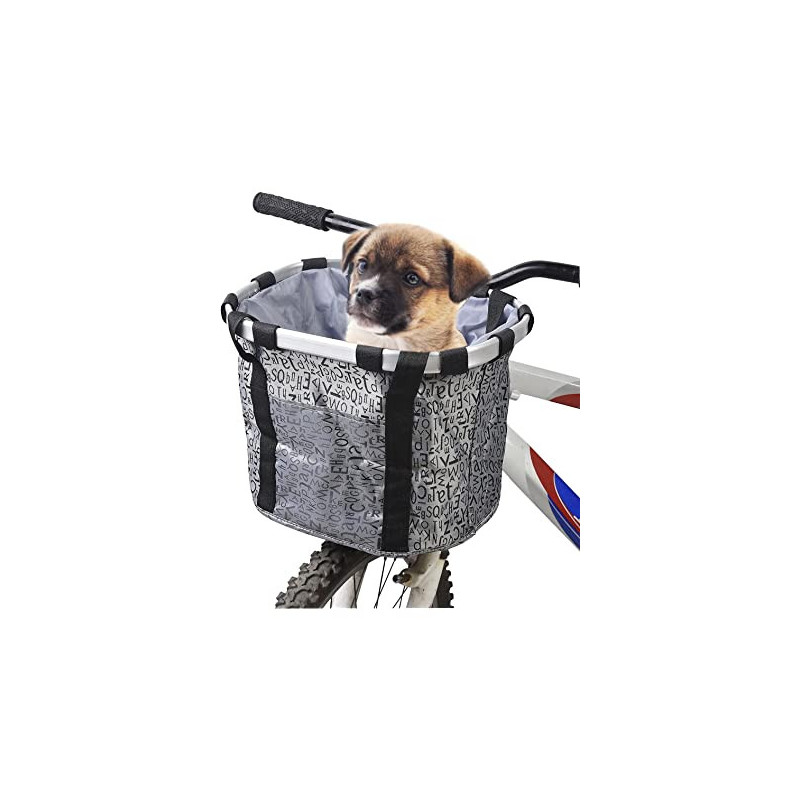 Panier Vélo Amovible Spacieux - Idéal Pour Petits Objets Et Animaux, Neuf