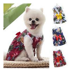 ROBE D'ETE ANANAS BLEU Taille M