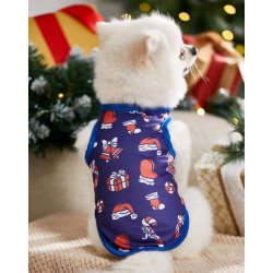 copie de TEE-SHIRT DE NOEL BLEU Taille XS