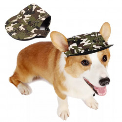 CASQUETTE CAMOUFLAGE POUR CHIEN Taille M