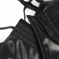 Corset Black Sexy Ensemble string+corset portejartelle