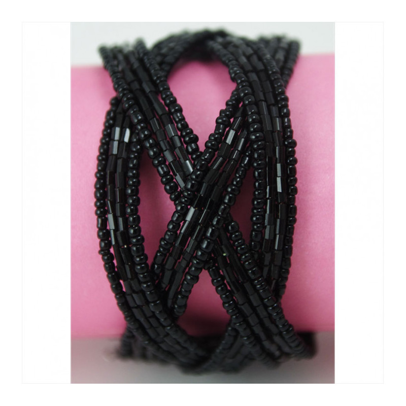 Bracelet Perles Noir