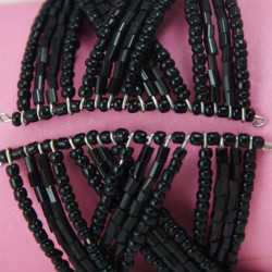 Bracelet Perles Noir