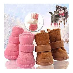 BOTTE D'HIVER POUR ANIMAUX - Rose - Taille 1