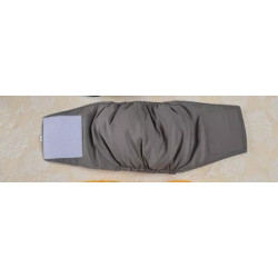 COUCHE LAVABLE POUR CHIEN MÂLE - Gris- Taille XS