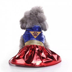 DÉGUISEMENT SUPER GIRL POUR CHIEN ET CHAT Taille M