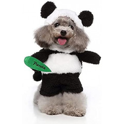 DÉGUISEMENT PANDA POUR CHIEN ET CHAT Taille L