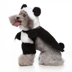 DÉGUISEMENT PANDA POUR CHIEN ET CHAT Taille L