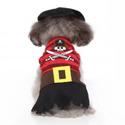 DÉGUISEMENT PIRATE POUR CHIEN ET CHAT Taille L