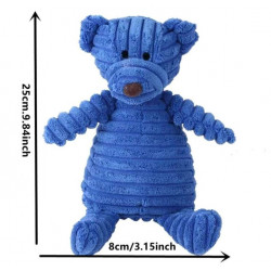 DOUDOU OURS BLEU POUR CHIEN