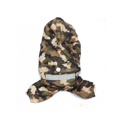 IMPERMÉABLE CAMOUFLAGE POUR CHIEN ET CHAT Taille XS