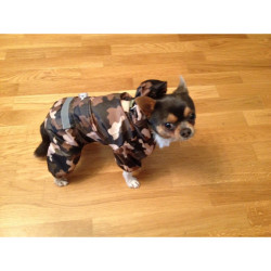 IMPERMÉABLE CAMOUFLAGE POUR CHIEN ET CHAT Taille XS