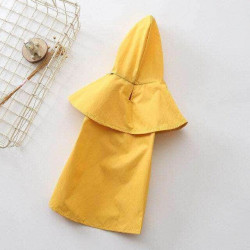 IMPERMÉABLE CIRÉ JAUNE POUR CHIEN ET CHAT Taille XXL