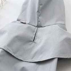 IMPERMÉABLE CIRÉ GRIS POUR CHIEN ET CHAT Taille M