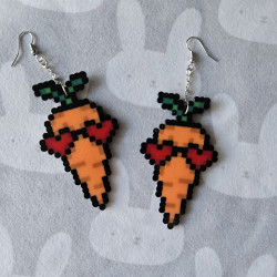 Boucles d'oreilles BIG CAROTTES FUN LOVE Miam !