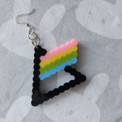 Boucles d'oreille PINK FLOYD The dark side of the Moon