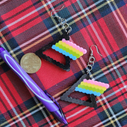 Boucles d'oreille PINK FLOYD The dark side of the Moon