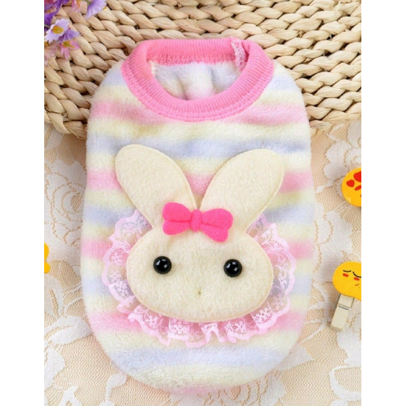 PULL PETIT NŒUD POUR LAPIN Taille S