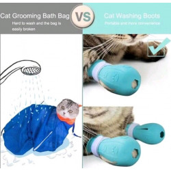 BOTTES DE TOILETTAGE EN SILICONE POUR CHAT