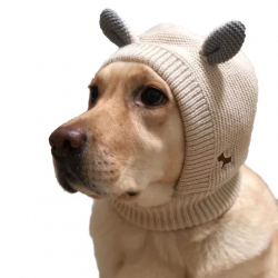 BONNET NOIR MIGNON POUR MOYEN ET GRAND CHIEN