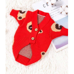 PULL CHIC ROUGE Taille M