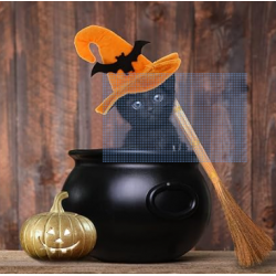 HALLOWEEN Chapeau de sorcière Taille Unique